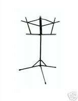 BRAND NEW BLACK FOLDING MUSIC STAND WITH CARRY CASE  