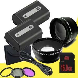   Lenses for Sony Cybershot DSC HX100V Digital Camera DavisMAX Bundle