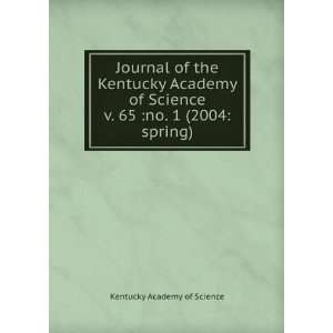  Journal of the Kentucky Academy of Science. v. 65 no. 1 