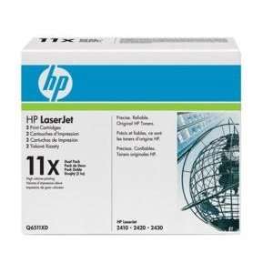  Q6511XD HP LaserJet 2420 Smart Printer Cartridge Dual Pack 