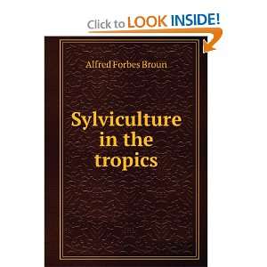  Sylviculture in the tropics Alfred Forbes Broun Books