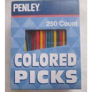  Penley Picks Assorted Colors 250 Pick Per Box Party Favor 