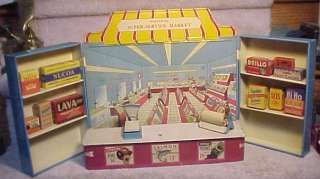 Rare Vintage Antique Wolverine Toy General Store Tin Playset  