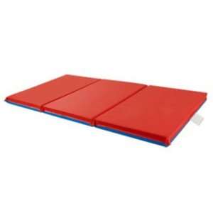 Early Childhood Resources 3 Fold 1 Thick Rest Mat   Red & Blue