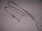 Old Vintage Leather Buck Stitched Horse Bridle Headstall W Reins 