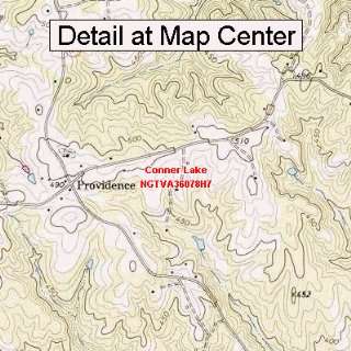   Map   Conner Lake, Virginia (Folded/Waterproof)