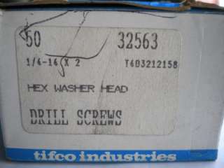 14x2 32563 HEX WASHER HEAD DRILL SCREWS 100 PCS.  