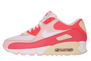 Nike Wmns Air Max 90 Hot Punch White Pink 2012 Womens Running Shoes 