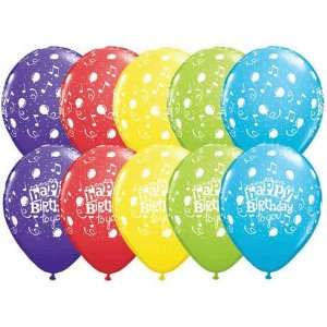  (12) Happy Birthday To You 11 Latex Balloons in Assorted 