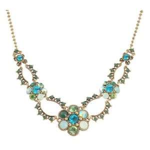  Spark Collection Admirable Necklace Ornate with Flowers and Fancy 