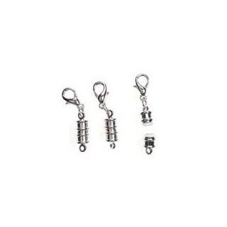   Silver 4 mm small size Magnetic Clasp Converter for necklaces Jewelry