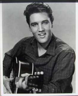   Presley Guitar Smile King of Rock and Roll Poster Print RARE  