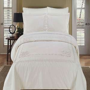   Duvet & Shams 100% Cotton 3 piece bed set Full/Queen/King/Cal King