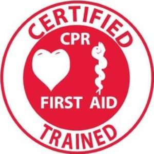  HARD HAT EMBLEMS CERTIFIED CPR FIRST AID TRAINED