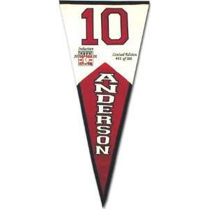  George Anderson Hall of Fame Pennant