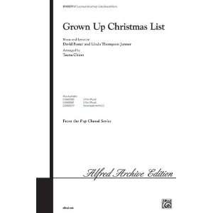  Grown Up Christmas List Choral Octavo Choir Arr. Teena 
