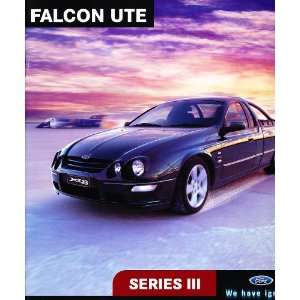  2002 Ford Falcon Ute Australian Original Sales Brochure 