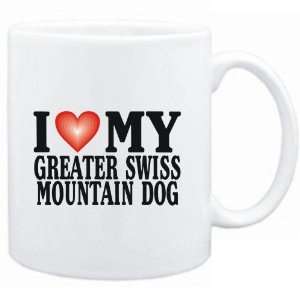   White  I LOVE Greater Swiss Mountain Dog  Dogs