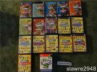 Complete Sims 2 lot, base game, expansion packs, stuff packs & 7 