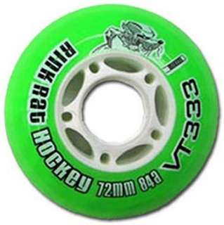 New 4 Rink Rat VT733 Inline Hockey Wheel   Green  