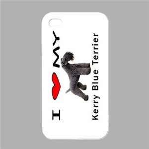  I Love My Kerry Blue Terrier White Iphone 4 and Iphone 4s 