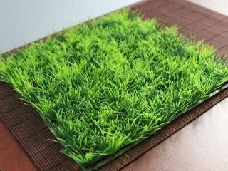 Plastic Grass Synthetic Lawn Mat Aquarium Ornament Decoration New 100 