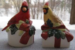 Lenox Winter Greetings Gifts Salt & Pepper Shakers  