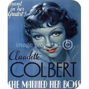  She Married Her Boss Vintage Movie MOUSE PAD Office 