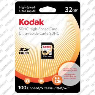 GENUINE Kodak 32GB High Speed SDHC SD Memory Card 32G  