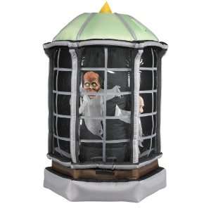  Gemmy 2873382 Airblown Inflatable Rotating Globe   Ghouls 