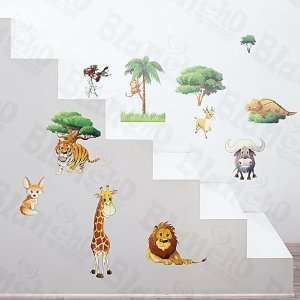 Jungle Animal   Loft 520 Kids Nursery Home Decor Vinyl Mural Art Wall 