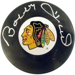  Bobby Hull Autographed Chicago Blackhawks Puck