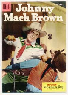 FOUR COLOR #645 VF Johnny Mack Brown Dell Comics 1955  