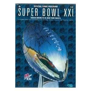   Super Bowl XXI Program (New York Giants 1986 Super Bowl Champions) Fai