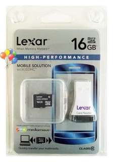 Lexar 16GB 16G Class 10 Micro SD Micro SDHC Memory Card TF T Flash 