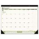 AT A GLANCE Recycled Monthly Two Color Desk Pad Calendar