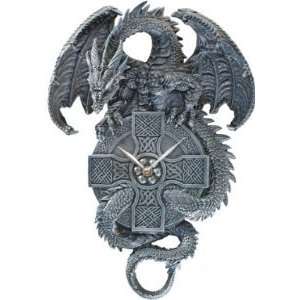   15 Gothic Dragon Wall Sculpture Decorative Clock