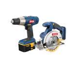 Ryobi Factory Reconditioned ZRP807 ONE Plus 18V Cordless Drill and 