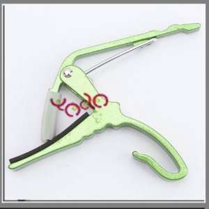   acoustic electric guitar capo green   y00160 Musical Instruments