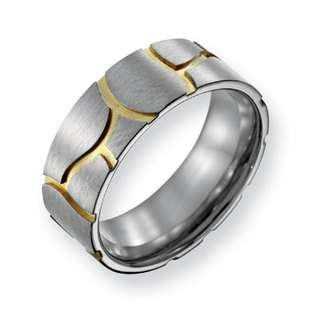   Mokume Gane Striped Ring  EvesAddiction Jewelry Rings Gemstone