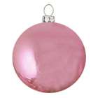 HUB Shiny Baby Pink Commercial Shatterproof Christmas Ball Ornament 4 