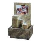 OK LIGHITNG FT 1176 3L 9.75 in. H Picture Frame Fountain With Led