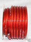 IMC AUDIO 1/0 Gauge 50 Ft Ground Wire Cable Red Power Car Audio Amp 