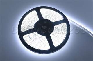 5m White SMD 3528 Waterproof Flexible 600 LED Strip Light Lamp 48W /2 
