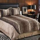 Veratex Kimba Leopard Comforter Set   Size Queen