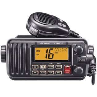   Fixed Mount 25W VHF Marine Radio with Class D DSC (Black) 