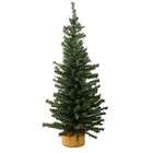 vco pack of 6 mini pine artificial village christmas trees
