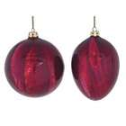   Pack of 16 Christmas Traditions Red Glass Ball and Egg Ornaments 5