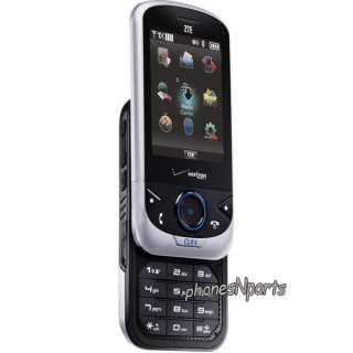Mint Verizon ZTE Salute F350 CDMA Camera GPS BT Slider Phone Silver 