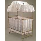 baby doll regal canopy crib bedding with blue ribbon